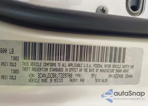 2018 Jeep Compass Limited 4X4 from USA, damaged, VIN 3C4NJDCB0JT329700